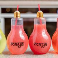 Bulb Drinks · Your choice in flavor including; peach strawberry watermelon and regular.