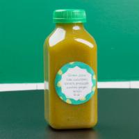 Raw Green Juice  · Kale, cucumber, spinach, pineapple, zucchini, ginger, lemon