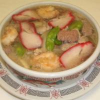 House Rice Noodle Soup · choice of pork, chicken, beef ($1 extra), shrimp ($1 extra), special ($1 extra)