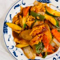 Szechuan Chicken · Hot and spicy.