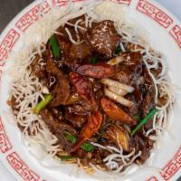Mongolian Beef · hot spicy