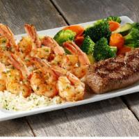 Steak & Broiled Shrimp · 