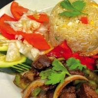 Baby Rice Plate · Steam White Rice with Grilled Pork or Chicken.