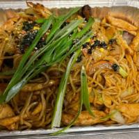 Yaki Soba · Stir-fried wheat noodle (thin). choice of beef, shrimp, or chicken (combo includes all meats).