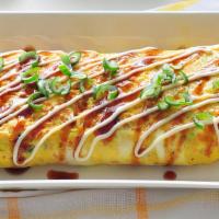 Cheese Rolled Egg Omelet 치즈계란말이 · Korean style rolled Egg omelet.