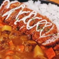 Chicken Katsu With Curry 치킨까스 카레 · Chicken Katsu with Japanese style curry