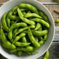 Edamame · Lightly salted boiled soybeans in pods