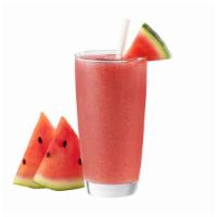 Watermelon Mojito Smoothie · Fresh watermelon, strawberry, lime & mint.