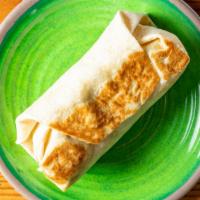 Niños Burrito · Black beans, basmati rice, Mexican cheese blend. Can add guacamole, protein, salsa.