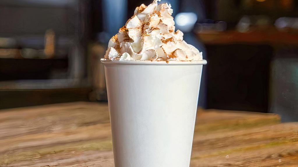 Oregon Chai Tea Latte · Oregon Chai Tea Latte is made using Oregon chai and whole milk unless requested otherwise. It is delicious hot, iced or blended. 

TIP: Tastes fantastic with lavender flavor and oat milk!