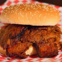 Bbq Beef Brisket Sandwich · Slow smoked and lightly sauced.