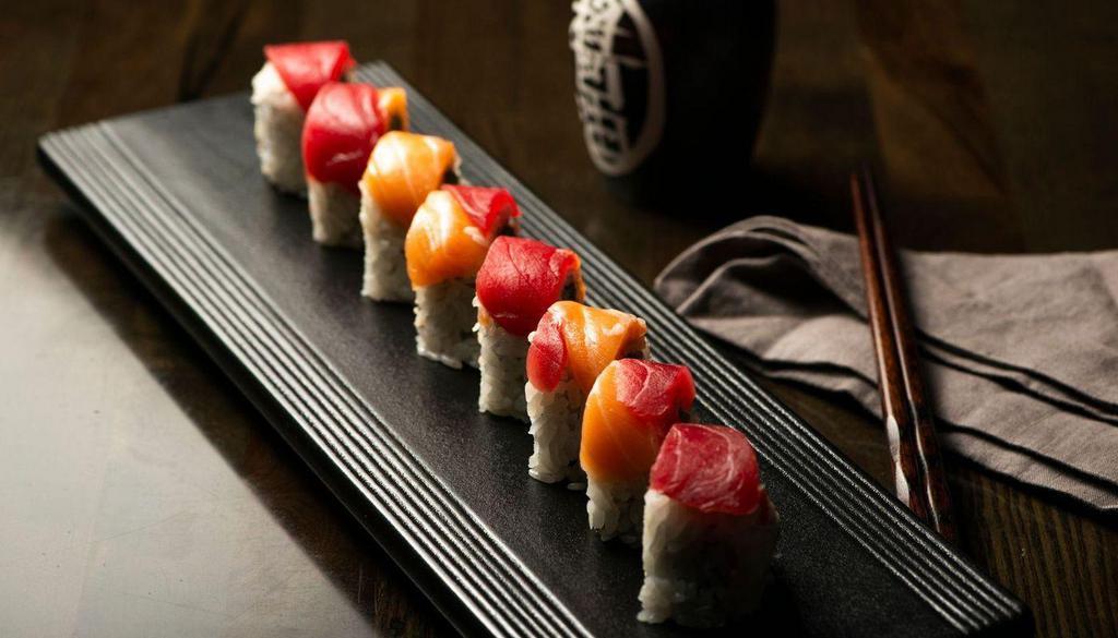 Sunset Roll · In: california roll out: tuna salmon