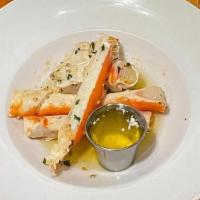Alaskan Red King Crab Legs 1/2 Pound · Served Chilled or Steamed with Garlic Butter & Wine