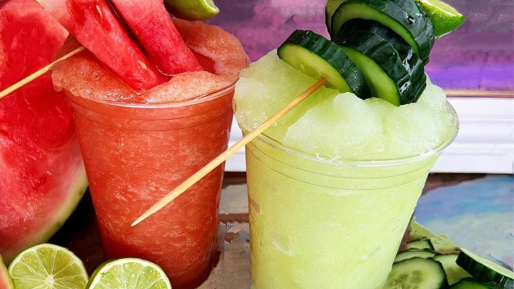 Frozen Frescas · Classic agua fresca, FROZEN! Batches made daily with real fresh ingredients.