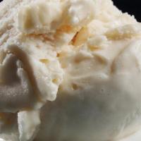 Vanilla · Premium slow churned Vanilla ice cream. Made in small batches, choose 3 included toppings.