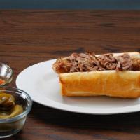 Crosstown Classic Combo Sandwich · Sausage link, Italian beef, French bread.