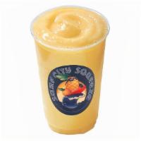 Peach Mango · Real Fruit Smoothie blends made with our Signature Smoothie Mix with Peaches & Mangos