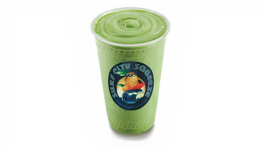 Green Pineapple Banana · Real Fruit Smoothie Blends made with our Signature Smoothie Mix with Spinach, Pineapple & Banana