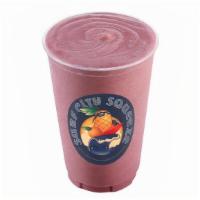 Super Squeeze · Real Fruit Smoothie with Strawberry, Banana & Brewers Yeast