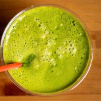 Green Party (16Oz. Juice) · spinach, ginger, kale, romaine, cucumber, lime, apple
Calories 220, protein 12, fat 2, carbs...