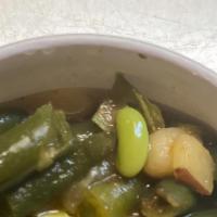 Green Beans · Cut green beans cut with potatoes and onions