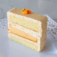 Citrus Slice · Orange and lemon cake filled with orange mousse.