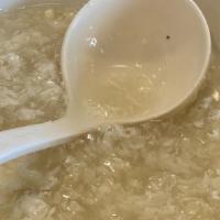 Crab Meat With Fish Maw Soup · 