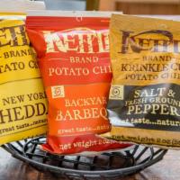 Sides · Sorry - due to supply chain problems we can't get Kettle Chips.  But check out the awesome T...