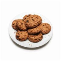 Oatmeal Raisin Cookie · Delicious golden cookie with a chewy oaty center.