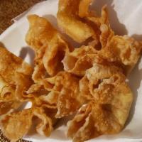 Crab Delight · Wonton wrapper filled with imitation crab, cream cheese then deep-fried. Served with sweet a...