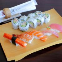 Sushi Lunch · 5 pcs sushi (Chef's choice) and California Roll.
