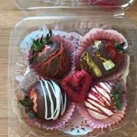 Chocolate Covered Strawberries (4 Pack) · White chocolate
