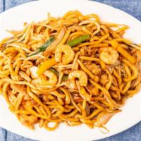 Lo Mein · Your choice of chicken, beef, pork, shrimp or vegetables.