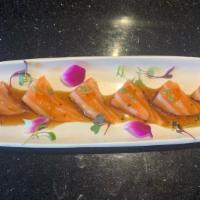 Fatty Salmon With Wasabi Salsa · 