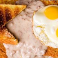 Chicken Fried Steak Breakfast · Served with country sausage gravy, 2 eggs, hash browns and toast. Seattle’s biggest chicken ...
