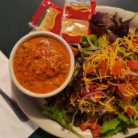 Soup & Salad Combo · Cup of soup and small house salad with dressing