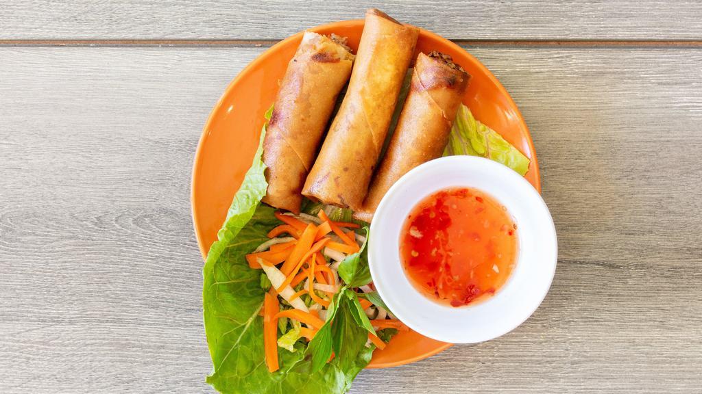 Egg Roll (Crispy Roll 3 Pcs.) · Consuming raw or undercooked meats poultry seafood shellfish or eggs may increase your risk of food-borne illness.