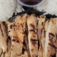Chicken Breast Teriyaki · Served with steamed rice & stir-fry vege.