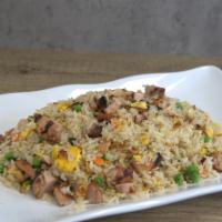Vege Fried Rice · Served with steamed rice.
