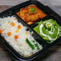 Combo - Rice Bowl · Choose two curries for your rice bowl