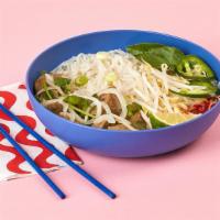 Beef Meatball Pho · Flavorful pho broth, rice noodles, and beef meatballs.