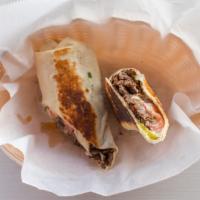  20- Large Kabab Saj  · Beef, lettuce, tomato,  and choice of sauce.