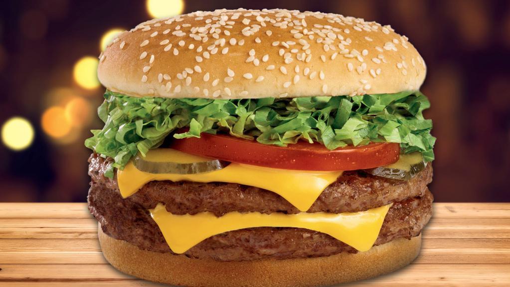 Mania Burger · Our 50's style homemade fresh burger patty served with 1000 Island, lettuce, tomato, onions & pickles. Your choice of a single or double patty. Don't forget to add cheese!