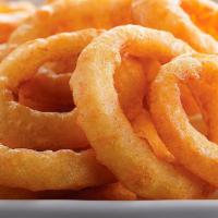 Famous Onion Rings · Our famous onion rings. Your choice of dipping sauce.