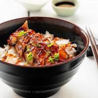 Unagi Don · Steamed rice topped with grilled eel