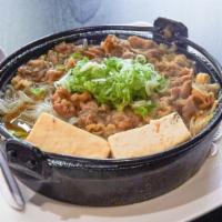 Sukiyaki  · beef, bean thread noodles, napa cabbage, tofu