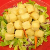 Tofu Almond Salad · Vegetarian Delight.