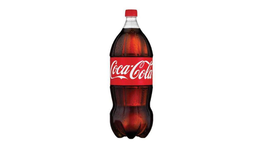 Soda · Quench your thirst by adding a 2-liter of soda from Coca-Cola.