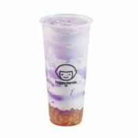 Ube Fresh Milk With Taro Ball (L) · Recommended, non-caffeine.