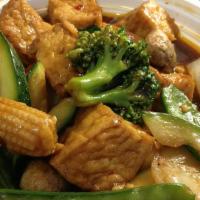 Tofu With Vegetables Soup · 